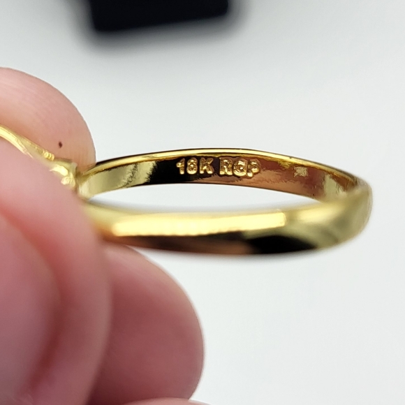 18k rolled gold plated ring - Picture 4 of 6